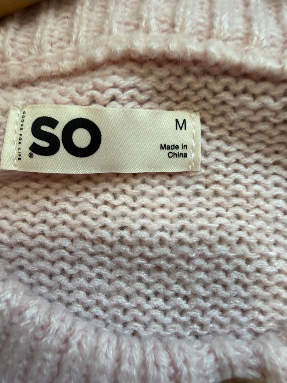 SO Pale Pink Cropped Ribbed Button-Front Cardigan - Picture 2 of 6